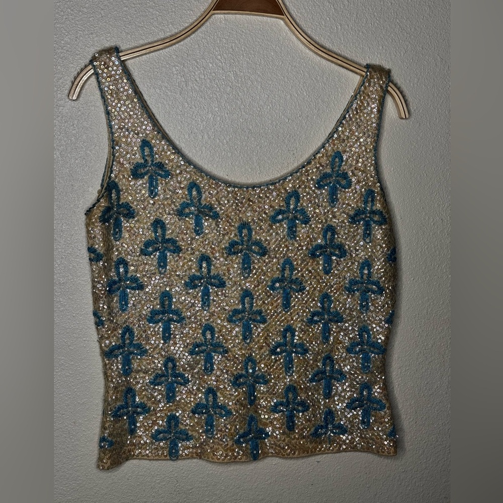 Vintage 50’s beaded sequin too